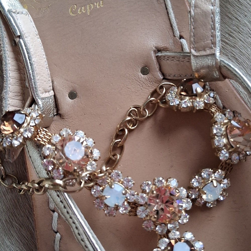 Handmade Caprese Capri Sandals Made In Italy - Picture 7 of 14